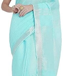 100% Pure Cotton Saree with Blouse Piece | 5.5 Meter Saree + 1 Meter Unstitched Blouse | Soft & Breathable Ethnic Wear