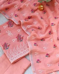 Cotton Salwar Suit Embroidery