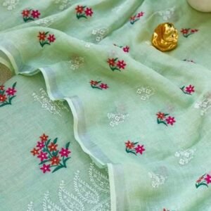 Premium Cotton Salwar Suit Material with Embroidery Work Dupatta | Unstitched Ethnic Dress Material for Women