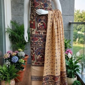 Premium Cotton Print Suit Material Unstitched 3 Piece Set | 2.5 Meter Top, Bottom & Dupatta | Women's Ethnic Dress Material for Daily Wear, Office & Festive Occasion